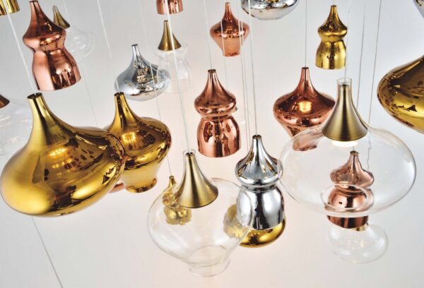 CLASSY GLASS PENDANT LAMP | FOYER