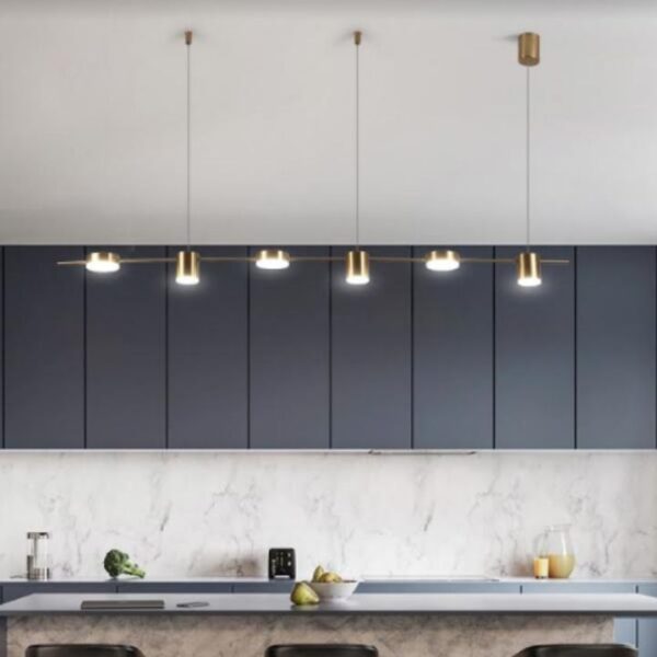 MONTE GOLD MINIMALIST LED 3 COLOUR PENDANT LIGHT | MINIMALIST SERIES - Image 2