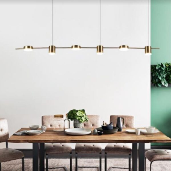 MONTE GOLD MINIMALIST LED 3 COLOUR PENDANT LIGHT | MINIMALIST SERIES - Image 3