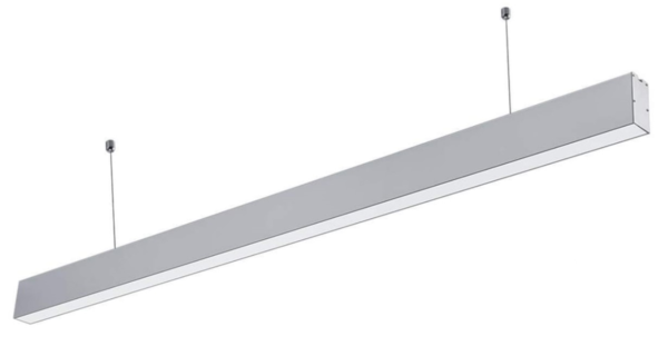 MODERN OFFICE 40W LED SLIM 4FT LINEAR LIGHT | ALUMINIUM - Image 3